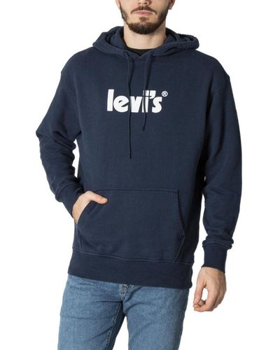 Levi's T2 Relaxed Graphic Po Sweatshirt - Blauw