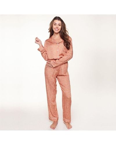 Lingadore Pyjama Set In Print - Roze