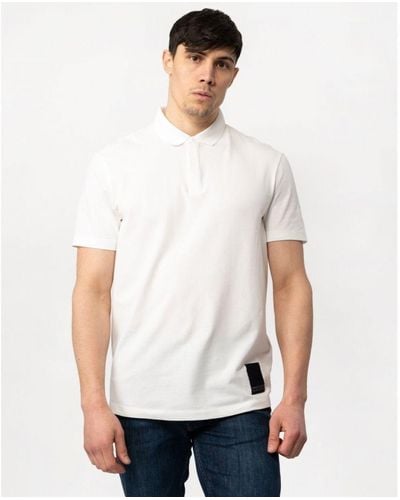 Armani Exchange Milano Edition Polo Shirt - White