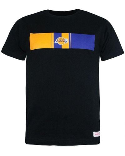 Mitchell & Ness & Nessla Lakers T-shirt Black