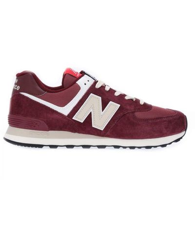 New Balance 574V2 Trainers - Red