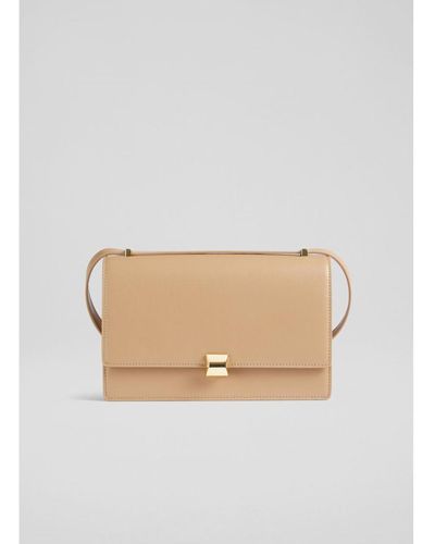 LK Bennett Ottie Shoulder, Camel - White