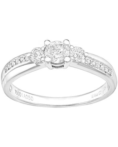 DIAMANT L'ÉTERNEL 18kt Witgouden Ring Met 0,5 Ct Diamant