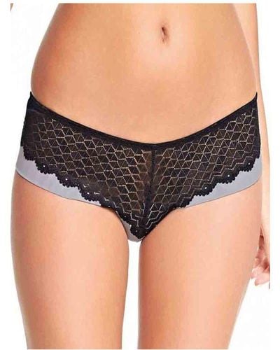 B.tempt'd Love Triangle Tanga Spandex - Black