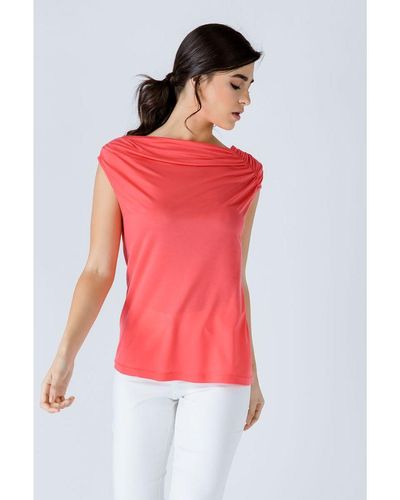 Conquista Koraal Asymmetrische Top - Rood