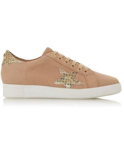 Dune edris lace up clearance star trainers