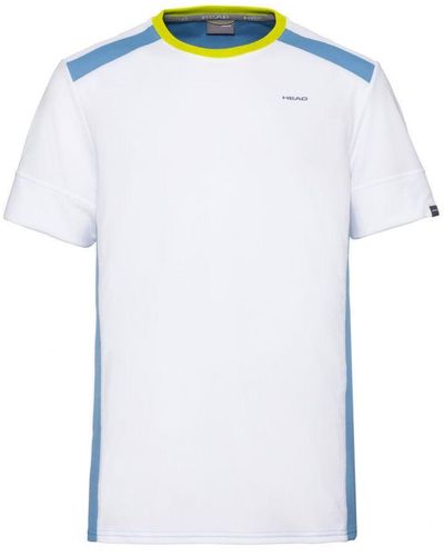 Head Uni White T-shirt - Blue