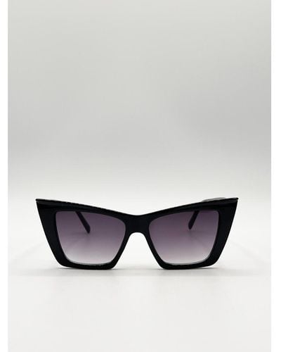 SVNX Oversized Cateye Sunglasses - Grey