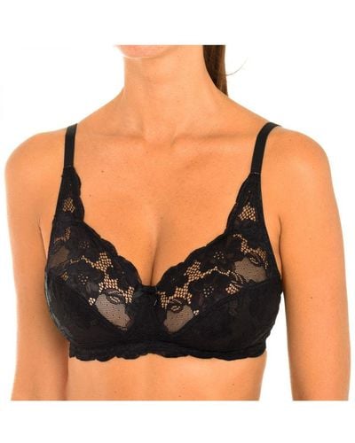 Playtex Elegance Bra Without Underwire And With Cups P08Ge - Black