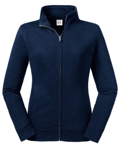Russell Ladies Authentic Sweat Jacket (French) - Blue