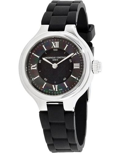Frederique Constant Frédérique Horological Smartwatch Watch Fc-281Gh3Er6 Rubber - Black