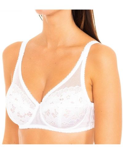 Playtex Underwire Bra With Cups P01oa Woman Polyamide - White