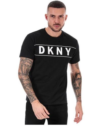 DKNY Chargers Lounge T-shirt Voor In Zwart