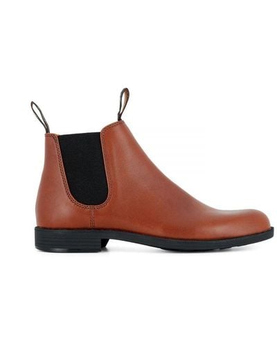 Blundstone #1902 Brown Chelsea Dress Boot Leather