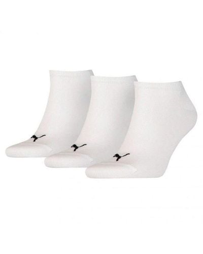 PUMA Trainer 3Pck Socks Cotton - White
