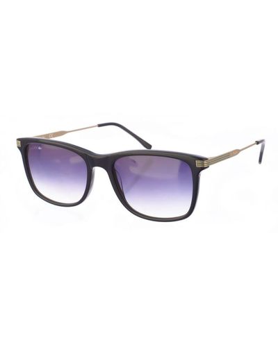 Lacoste Acetate And Metal Sunglasses With Square Shape L960S - Blue