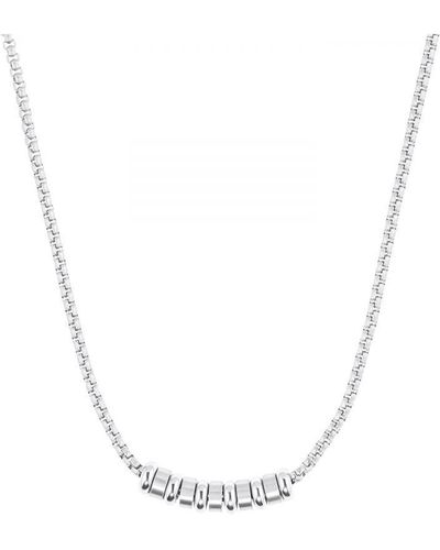 S.oliver Chain With Pendant For , Stainless Steel - White