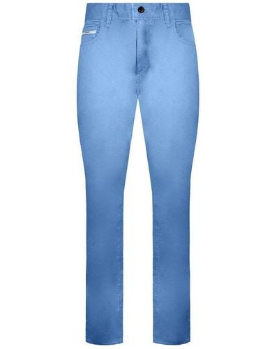 Vans Off The Wall V46 Low Waist Straight Leg Blue Trousers