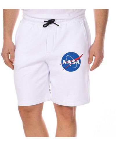 NASA Korte Sportbroek - Wit