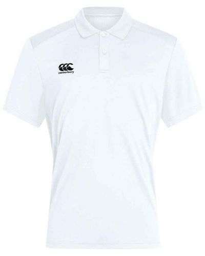 Canterbury Club Dry Poloshirt (wit)