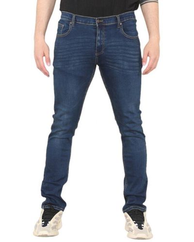 MYT Skinny Fit Jeans Stretch Denim In Donkerblauw