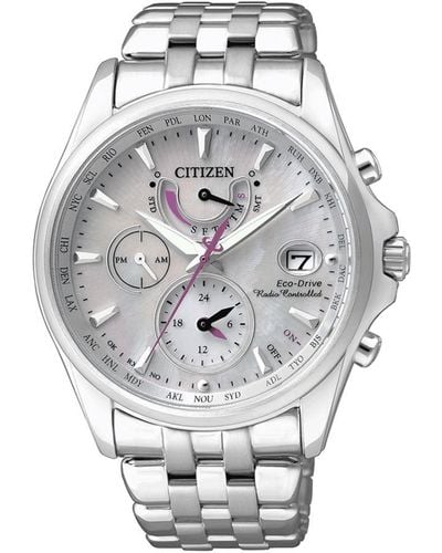 Citizen Silver Watch Fc0010-55d Stainless Steel - Grey