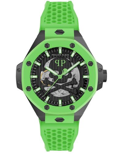 Philipp Plein Keleton Royal Watch Pwpfa0624 Silicone - Green