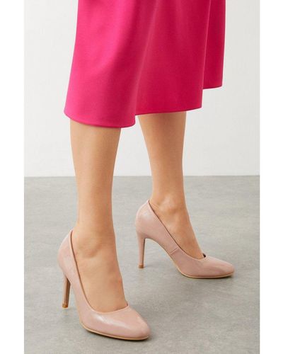 Wallis Dallas Round Toe Stiletto Court Shoes - Pink