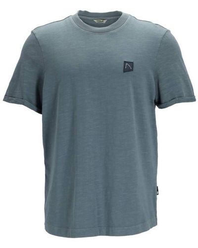 Chasin' Chasin Eenvoudig T-shirt Brody Slub - Blauw