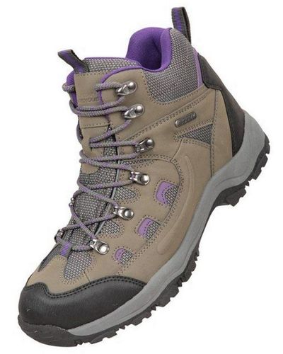 Mountain Warehouse Ladies Adventurer Walking Boots (Light) - Grey