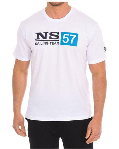 North Sails Short Sleeve T-shirt 9024050 Man - White