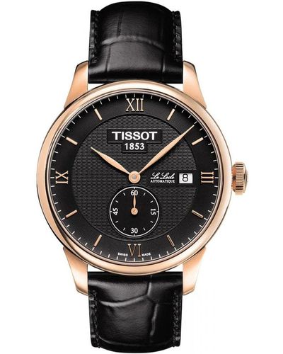 Tissot Le Locle Automatic Petite Seconde Watch T0064283605801 Leather (Archived) - Black