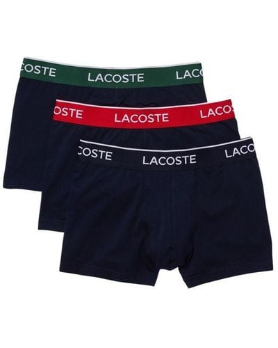 Lacoste 3-Pack Underpants - Blue