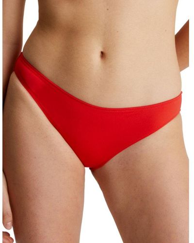 Calvin Klein Kw0Kw01987 Ck Monogram Bikini Brief - Red