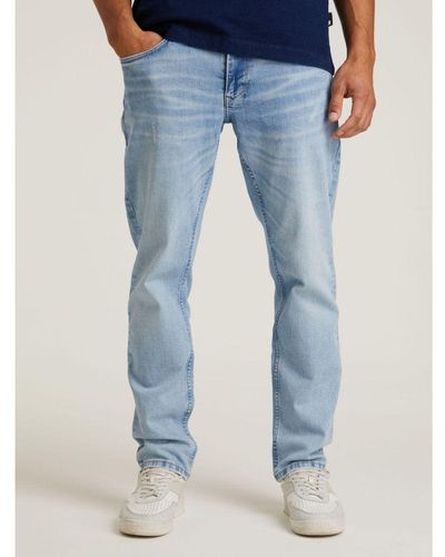 Chasin' Chasin Jeans Met Rechte Pijp Iron Crawford - Blauw