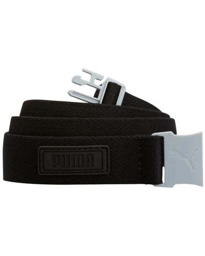 PUMA Ultra Lite Stretch Golf Belt Black 053320 04 Rubber