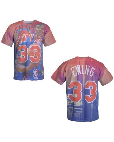 Mitchell & Ness Mitchel & Ny Knicks Patrick Ewing 33 T-Shirt - Blue
