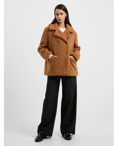 French Connection Iren Borg Peacoat - Brown