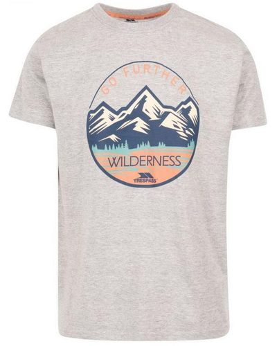 Trespass Lagoon T-Shirt ( Marl) - Grey
