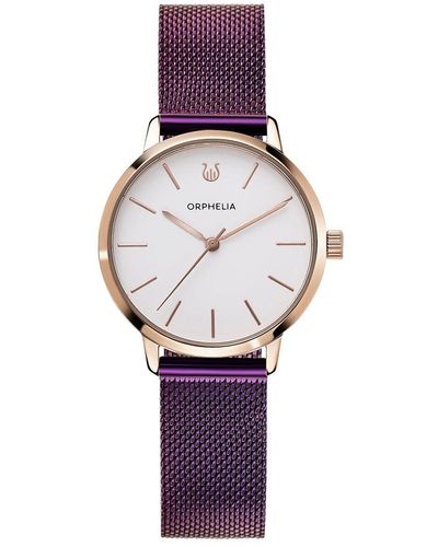 Orphelia Violetta Watch Or12915 Stainless Steel - Purple