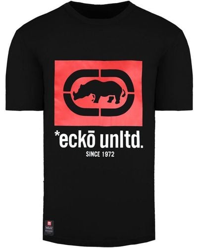 Ecko' Unltd Vespa T-Shirt Cotton - Black