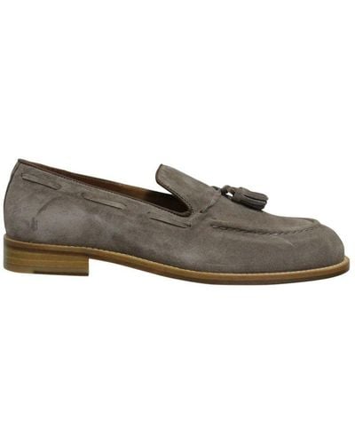Hackett Fc Tassel Taupe Shoes - Grey