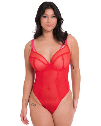 Curvy Kate Ck056704 Elementary Plunge Body - Red