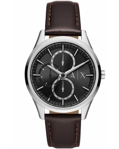 Armani Exchange Dante Watch Ax1868 Leather (Archived) - Black