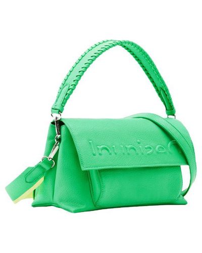 Desigual Handbag With Shoulder Strap - Green