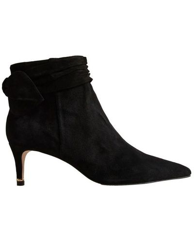 Ted Baker Yona Ankle Boots Suede - Black