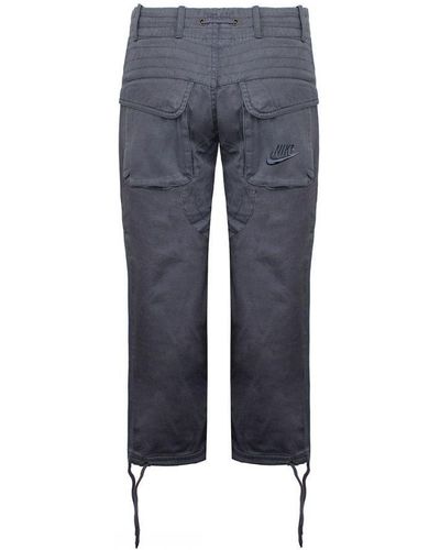 Nike Swoosh Dark 3/4 Trousers Cotton - Blue