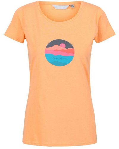 Regatta Breezed Ii Sunset T-shirt (papaya) - Oranje