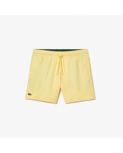 Lacoste Lightweight Swim Shorts - Yellow