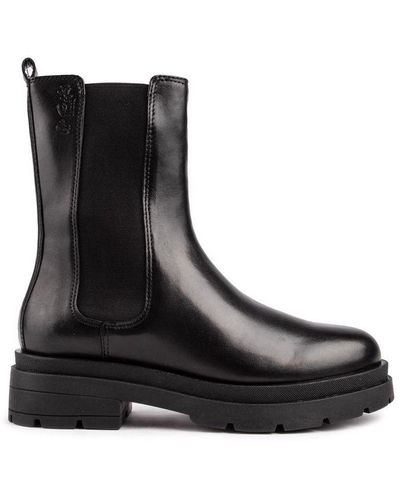 OFF THE HOOK Bank Chelsea Boots - Black